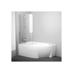 Ravak Rosa 7QLM0C00Y1 parawan nawannowy 85 cm 1-częściowy aluminium połysk/szkło przezroczyste