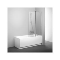 Ravak Chrome 7QRA0U00Z1 parawan nawannowy dwuczęściowy