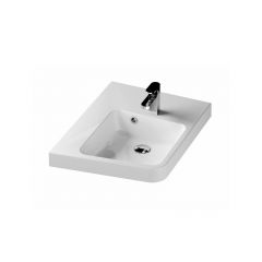 Ravak BeHappy II XJAL1100001 umywalka 66.5x50 cm ścienna biała