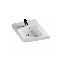 Ravak BeHappy II XJAP1100001 umywalka 66.5x50 cm ścienna biała