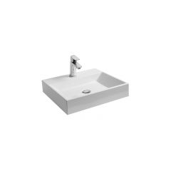 Ravak Natural XJO01250000 umywalka 50x45 cm prostokątna meblowa biała