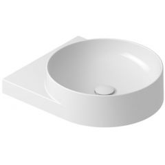 Ravak Yard XJX01040000 umywalka 50x40.5 cm półokrągła ścienna-meblowa biała