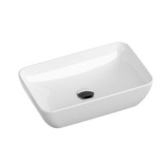 Ravak Uni XJX01150001 umywalka 50x31 cm prostokątna nablatowa biała