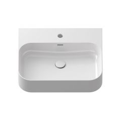 Ravak Ceramic XJX01155000 umywalka 55.3x45.2 cm prostokątna ścienna biała