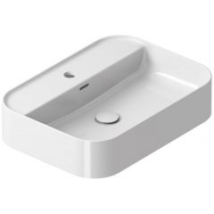 Ravak Ceramic XJX01155005 umywalka 55x40 cm prostokątna nablatowa biała