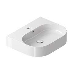 Ravak Ceramic XJX01155008 umywalka 55.3x45.2 cm prostokątna ścienna biała