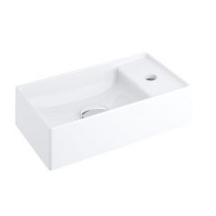Ravak Veda XJX01240000 umywalka 40x22 cm prostokątna meblowa biała