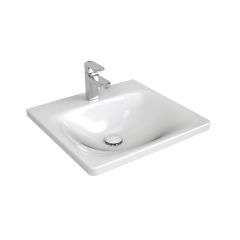 Ravak Balance XJX01250000 umywalka 50x46.5 cm prostokątna meblowa biała