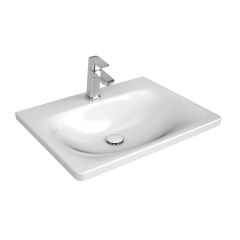 Ravak Balance XJX01260000 umywalka 60x46.5 cm prostokątna meblowa biała