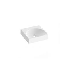 Ravak Lite XJX01345000 umywalka 45x45 cm kwadratowa ścienna biała