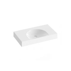 Ravak Lite XJX01380000 umywalka 80x45 cm prostokątna meblowa biała
