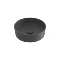Ravak Uni Slim XJX03140001 umywalka 40x40 cm okrągła nablatowa antracyt