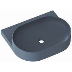 Ravak Yard XJX07060000 umywalka 60.5x50 cm półokrągła ścienna-meblowa
