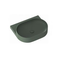 Ravak Yard XJX08060000 umywalka 60.5x50 cm półokrągła ścienna