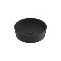 Ravak Uni Slim XJX0D140001 umywalka 40x40 cm okrągła nablatowa czarna