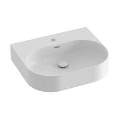Ravak Ceramic XJX0E155003 umywalka 55.3x45.2 cm prostokątna ścienna biała
