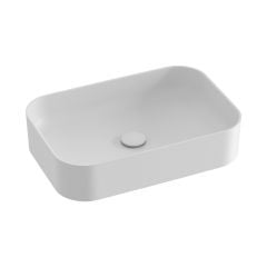 Ravak Ceramic XJX0E155004 umywalka 55x37 cm prostokątna nablatowa biała