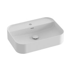 Ravak Ceramic XJX0E155005 umywalka 55x40 cm prostokątna nablatowa biała