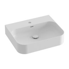 Ravak Ceramic XJX0E155006 umywalka 55.3x45.2 cm prostokątna ścienna biała