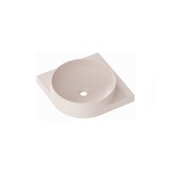 Ravak Yard XJX0G245000 umywalka 45x45 cm półokrągła ścienna
