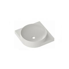 Ravak Yard XJX0O045000 umywalka 45x45 cm półokrągła ścienna