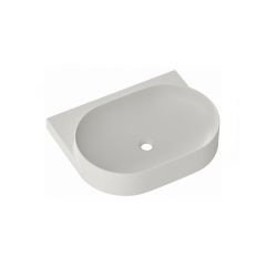 Ravak Yard XJX0O060000 umywalka 60.5x50 cm półokrągła ścienna