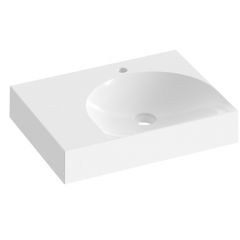 Ravak Lite XJXL1260000 umywalka 60x45 cm prostokątna meblowa biała