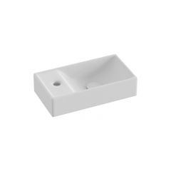 Ravak Veda XJXLE240000 umywalka 40.8x22.2 cm prostokątna ścienna biała