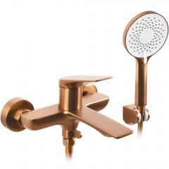 Rea Avalon REAB0492 bateria wannowo-prysznicowa ścienna miedź