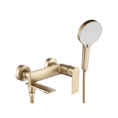 Rea Veneta REAB3008 bateria wannowo-prysznicowa ścienna złota