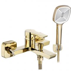 Rea Argus REAB6409 bateria wannowo-prysznicowa ścienna złota Rea Argus REAB6409 bateria wannowo-prysznicowa ścienna złota