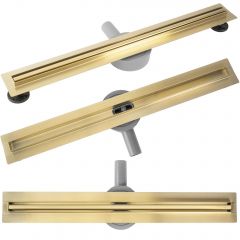 Rea Neox Slim Pro REAG2713 odpływ liniowy 60 cm złoty