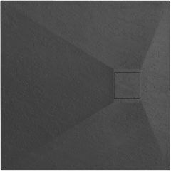 Rea Magnum REAK3334 brodzik kwadratowy 90x90 cm czarny