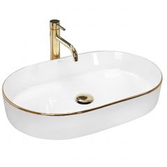 Rea Nadia REAU1063 umywalka 61x38.5 cm owalna biały