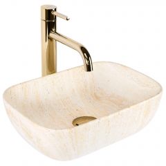 Rea Belinda Mini REAU4700 umywalka 36x25 cm nablatowa