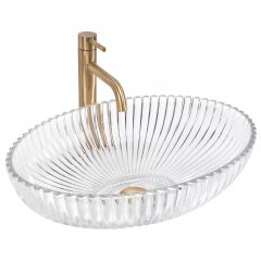 Rea Nicole REAU4701 umywalka 51x31.5 cm owalna nablatowa