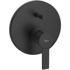 Roca Targa A5A0B5FNB0 bateria wannowo-prysznicowa ścienna czarna
