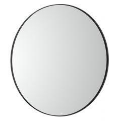 Roca Luna A812426000 lustro 80x80 cm okrągłe z oświetleniem czarny