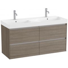Roca Ona A851694511 umywalka z szafką 120 cm brązową