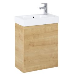 Roca Mini-N A852445464 umywalka z szafką 45 cm dąb