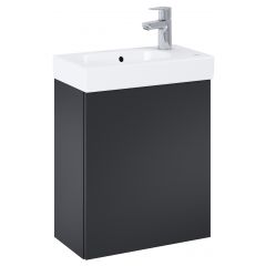 Roca Mini-N A852445532 umywalka z szafką 45 cm czarną
