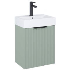 Roca Reef A852446147 umywalka z szafką 44.6 cm zieloną