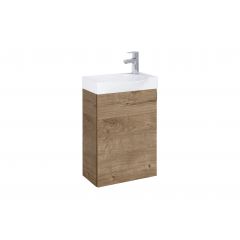 Roca Ravell A852448808 umywalka z szafką 45.2 cm dąb