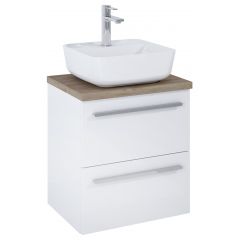 Roca Kwadro A852450806 umywalka z szafką i blatem 50.6 cm białą