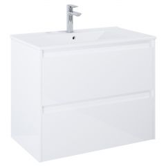 Roca Claudia A857795806 szafka 80x45.6x63.5 cm podumywalkowa wisząca biała