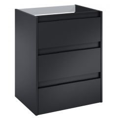 Roca Alpine A857866532 szafka 58.5x45.2x74 cm podumywalkowa wisząca czarna