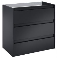 Roca Alpine A857868532 szafka 78.5x45.2x74 cm podumywalkowa wisząca czarna