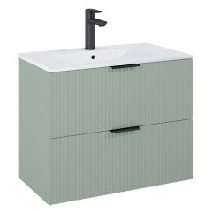 Roca Reef A857955147 szafka 80x45.2x63.5 cm podumywalkowa wisząca zielona