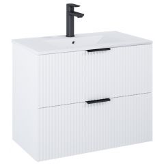 Roca Reef A857955529 szafka 80x45x63.5 cm podumywalkowa wisząca biała