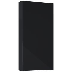 Roca Extra A857957351 szafka 40x12.6x80 cm boczna wisząca czarna